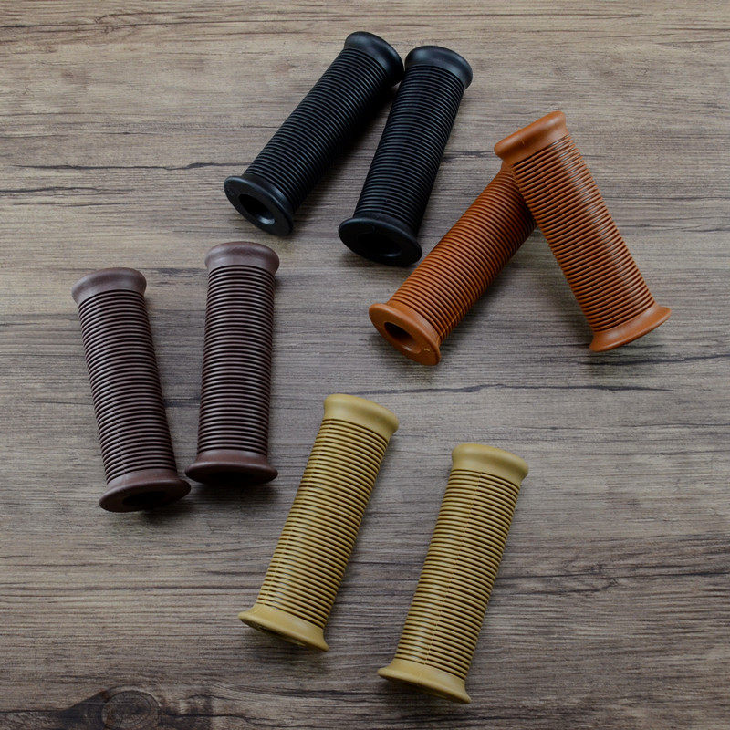 오토바이 수정 레트로 핸들 바 고무 핸들 바 커버 XINYUAN 400 SR400 그립 핸들 바 CG125 핸들 바 고무