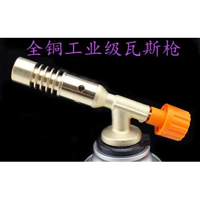 超厚壁纯铜卡式喷火枪头户外瓦斯枪气体焊枪烘焙烧烤焊接高温喷枪