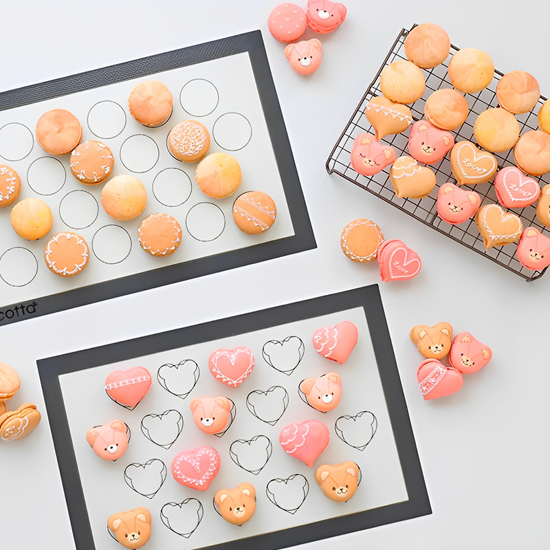 FL日本cotta食品级硅胶加厚烤垫耐高温曲奇泡芙饼干不沾烘焙工具