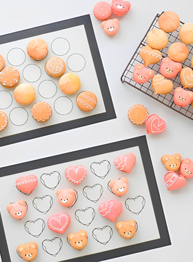 FL日本cotta食品级硅胶加厚烤垫耐高温曲奇泡芙饼干不沾烘焙工具