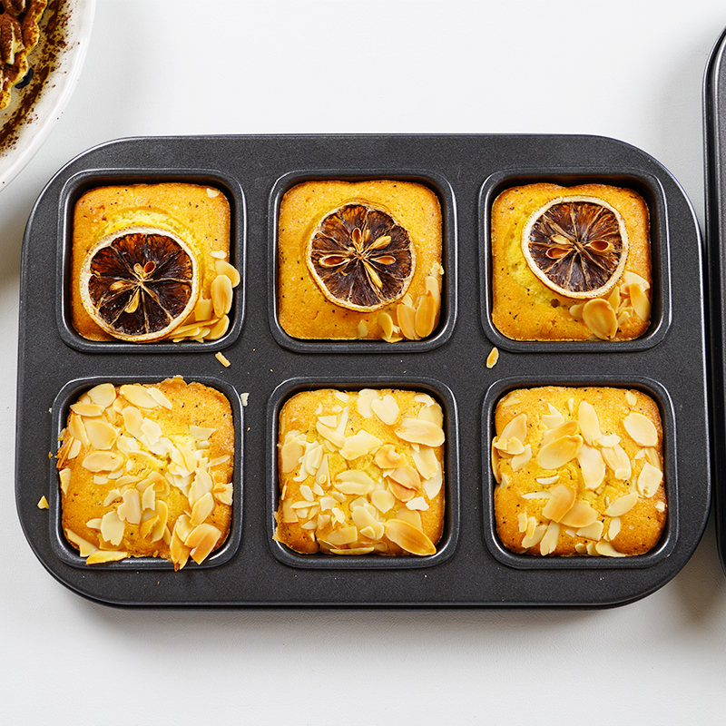 cotta碳钢材质玛德琳方杯模具