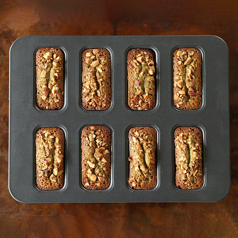 日本8连不粘费南雪日式蛋糕模具