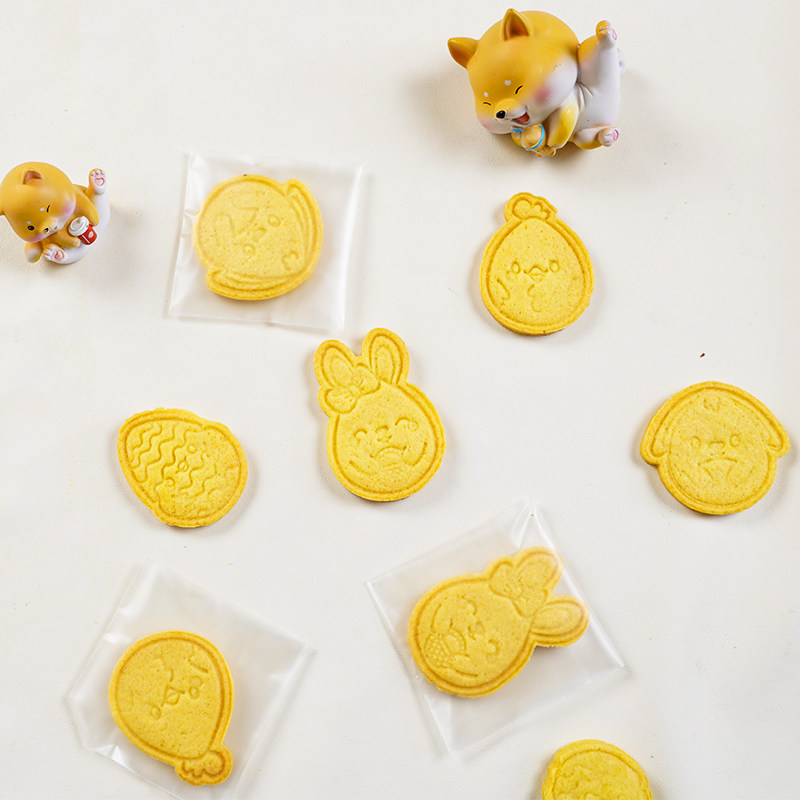 日本Fukuraku新款复活节复活蛋兔子小狗小鸡饼干模具宝宝辅食DIY