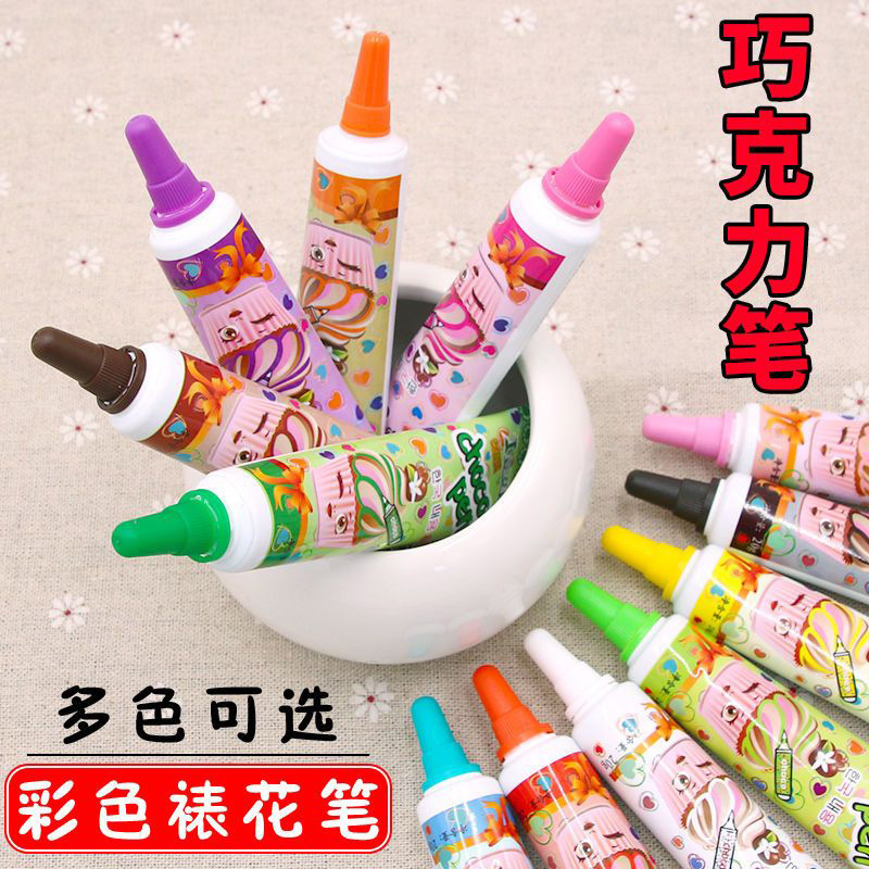 FL纯可可脂巧克力笔可食用写字裱