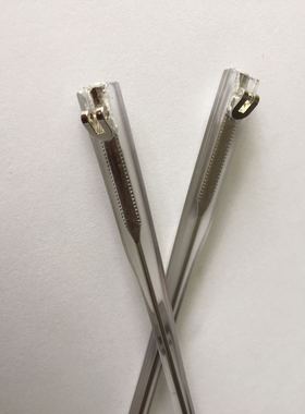 双牙镜腿凹牙腿宽10mm两牙间距1.5牙高7腿长142mm白色色两支价