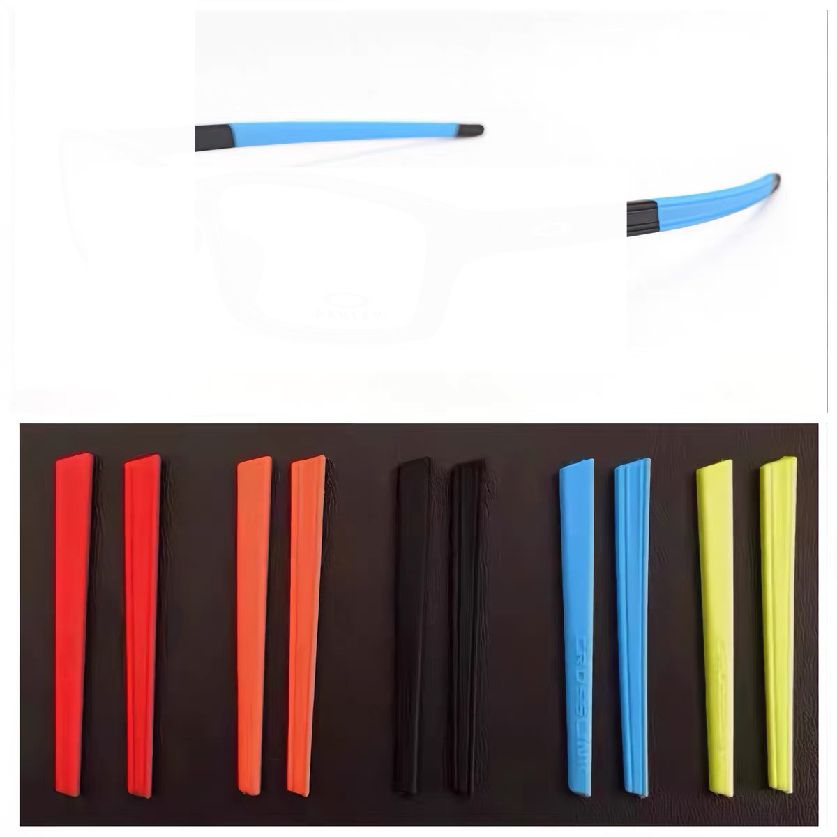 欧家运动眼镜镜腿腿套CROSSLINK腿套ox8037 ox8041 ox8111亲肤