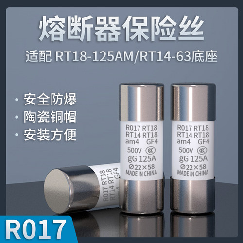 熔断器厂 R017/RO17 100A 陶瓷保险芯 32~125A
