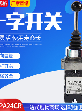 高品质 XD2-PA24CR 四向十字摇杆开关 自复位主令开关 铜件银点