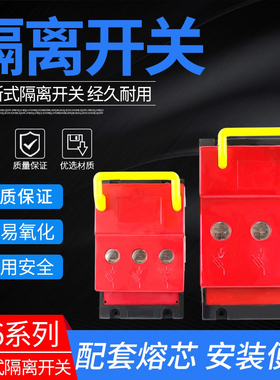 厂家直销HR6-63A/100A/310熔断器式隔离开关 含铜芯子铜件