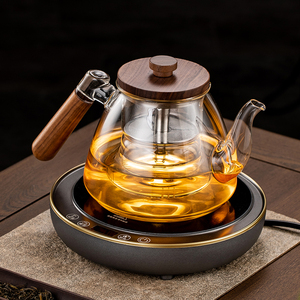 创典加厚耐高温蒸煮两用玻璃茶壶