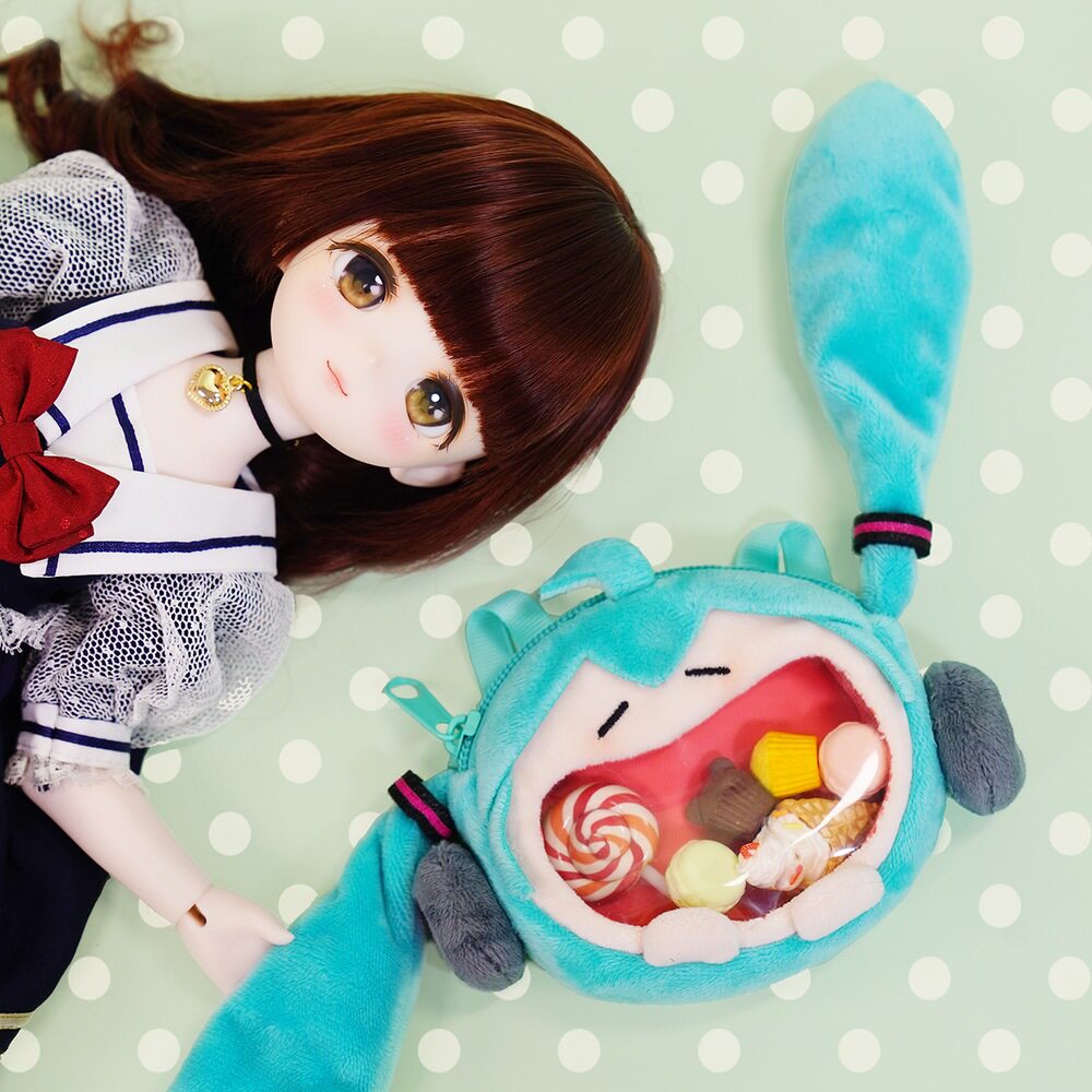 现货 官方正版BEMOE初音未来毛绒耳机小包周边学生礼物可爱有吊牌怎么看?