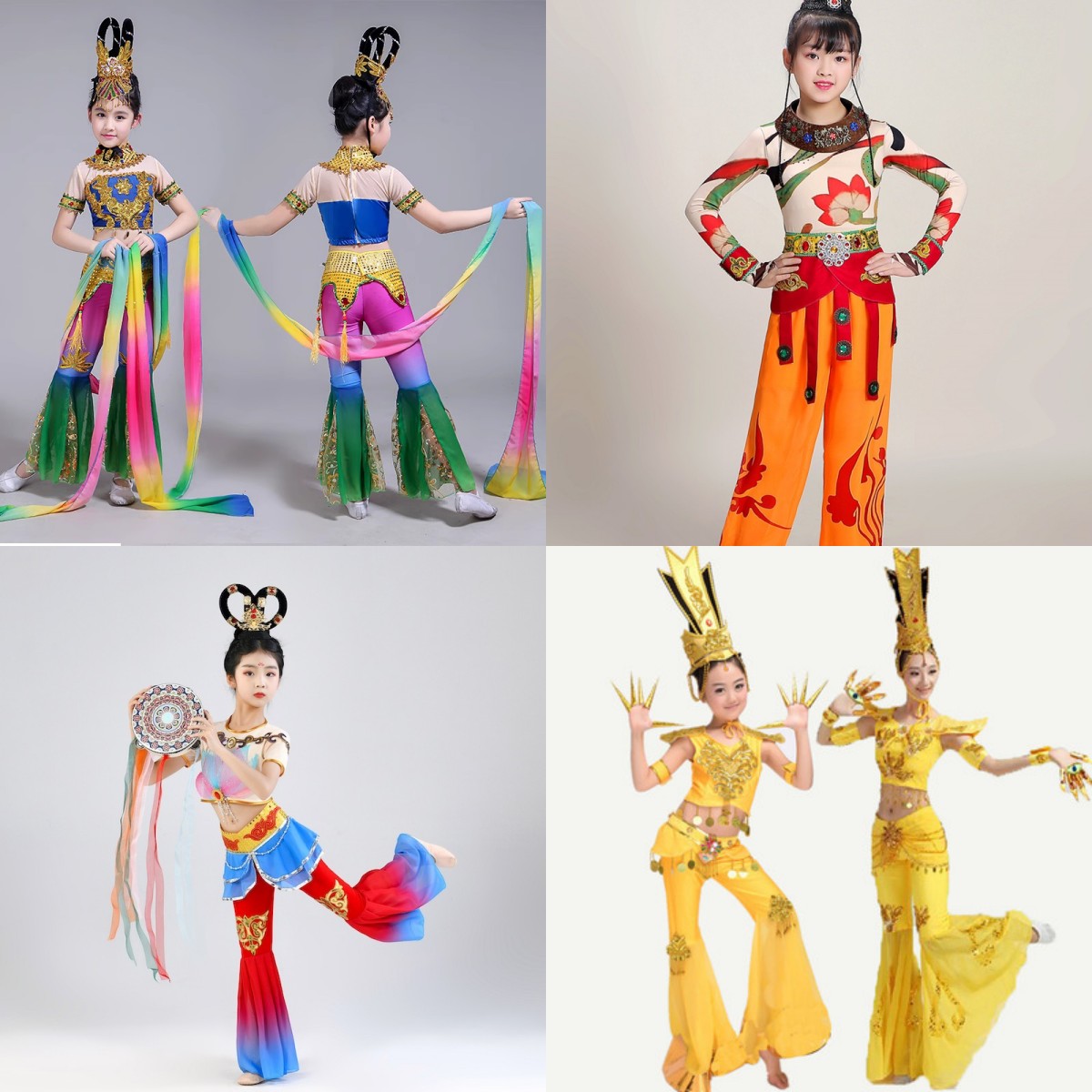 出租飞天服敦煌舞蹈演出服水袖舞蹈嫦娥奔月古典千手观音歌伴舞服