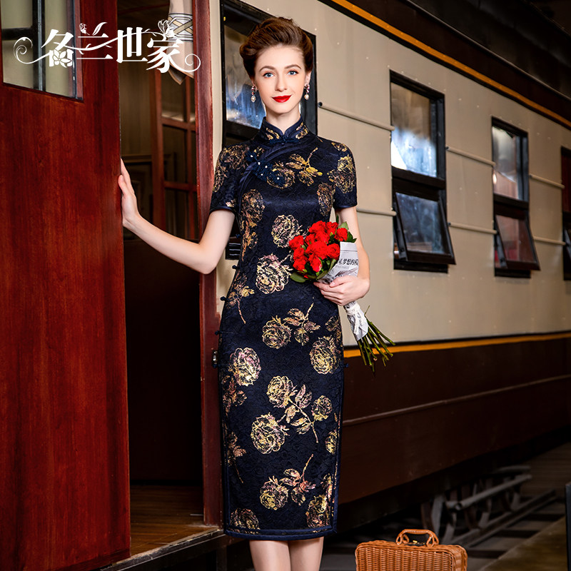 名兰世家妈妈婚宴旗袍婚礼礼服										