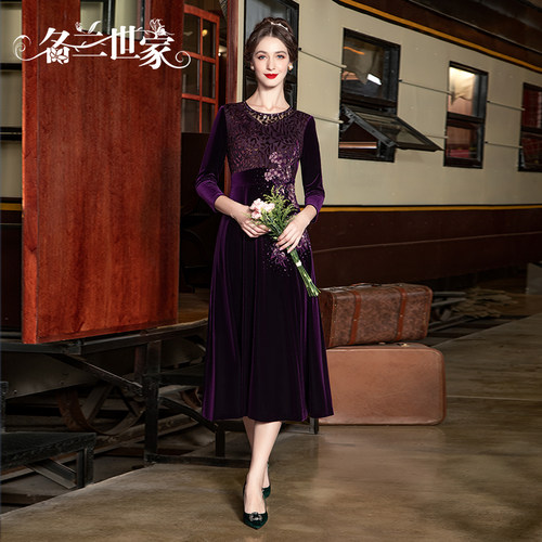 名兰夫人婚宴礼服裙平时聚会可穿