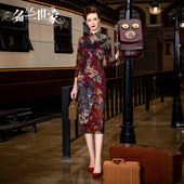 名兰世家婚宴妈妈旗袍礼服高级感日常可穿蕾丝连衣裙改良高端气质