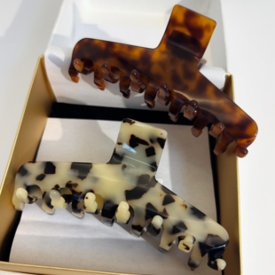 抓夹女高级感轻奢醋酸发夹饱满后脑勺鲨鱼夹亚历山大同款发饰头饰