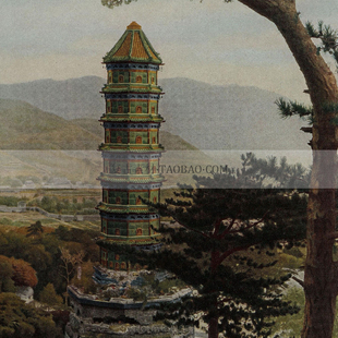 1927年北京风景名胜燕京胜迹老照片合集人文历史资料明信片素材