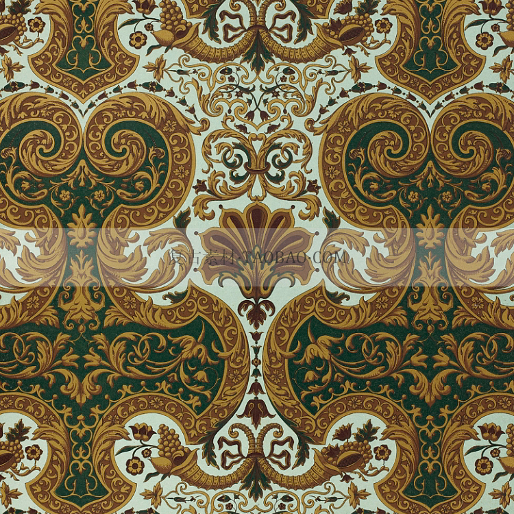 欧洲亚洲中世纪文艺复兴复古传统装饰花纹纹样镂空图案高清素材