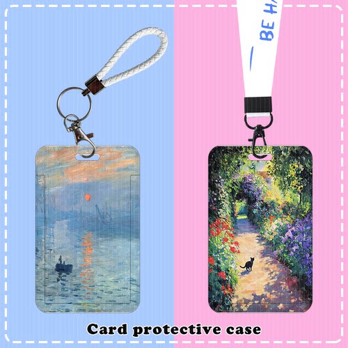 卡套莫奈油画日出印象卡套