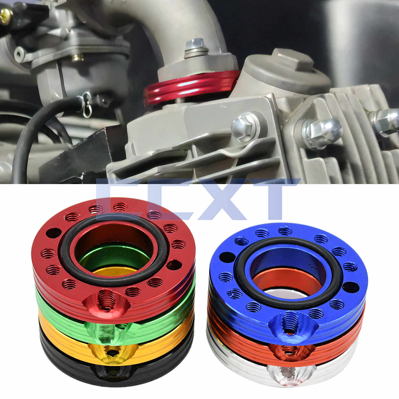 越野摩托车ATV沙滩车改装70 110 125CC 化油器万向转换接盘调节盘