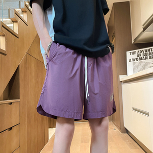 夏季短裤男潮时尚宽松直筒裤休闲宽松百搭沙滩裤DS-D228A-8860P38图片