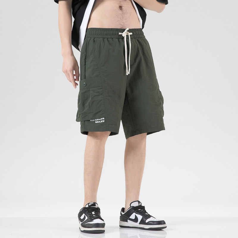 夏季工装裤男潮时尚宽松直筒裤运动休闲沙滩裤DS-D228A-006P55,男装工装外套,电商D228A
