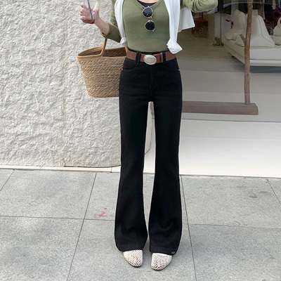 四面弹微喇裤！2026春季新款高腰喇叭裤女长裤牛仔裤高腰显瘦