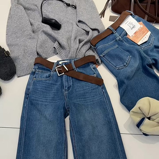 不贴腿微喇裤 加绒加厚四面弹牛仔裤 密密绒 2025冬季 MA家高货来啦