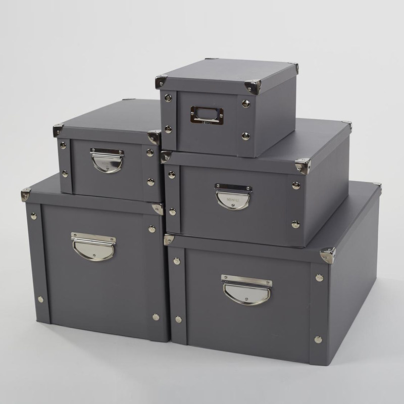 灰色纸质盒整理箱储物箱折叠宿舍抽屉收纳玩具箱收纳收纳家用箱,收纳整理,收纳箱,淘宝优惠券,粉丝福利购,淘宝优惠卷