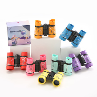 厂家binoculars4x30彩混双筒望远镜 玩具望远镜礼品望远镜
