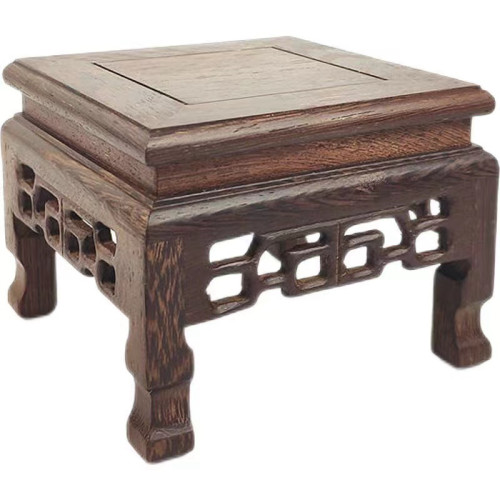 实木茶壶底座盆景摆件方形木托