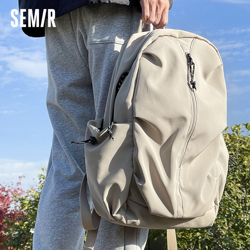 森马背包男士双肩包大容量休闲旅行包电脑包高中初中大学生书包女