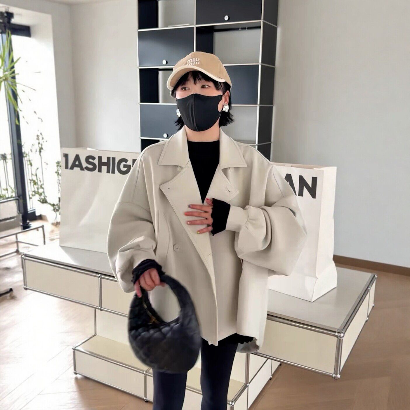 现货诗歌兰3192春款2026新品时尚百搭蝴蝶袖外套小众设计时髦女装