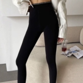 加绒字母腰蛋白绒打底裤 猫小主正版 GOODLUCK无缝云朵裤 高腰显瘦