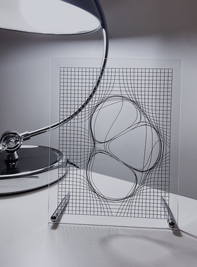 Larva Cosmos | 亚克力家居艺术摆件 现代极简透明创意装饰品书签