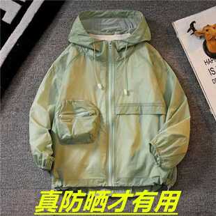 童装儿童防晒服外套2024新款夏季薄款外套中大童男孩女孩轻薄透气