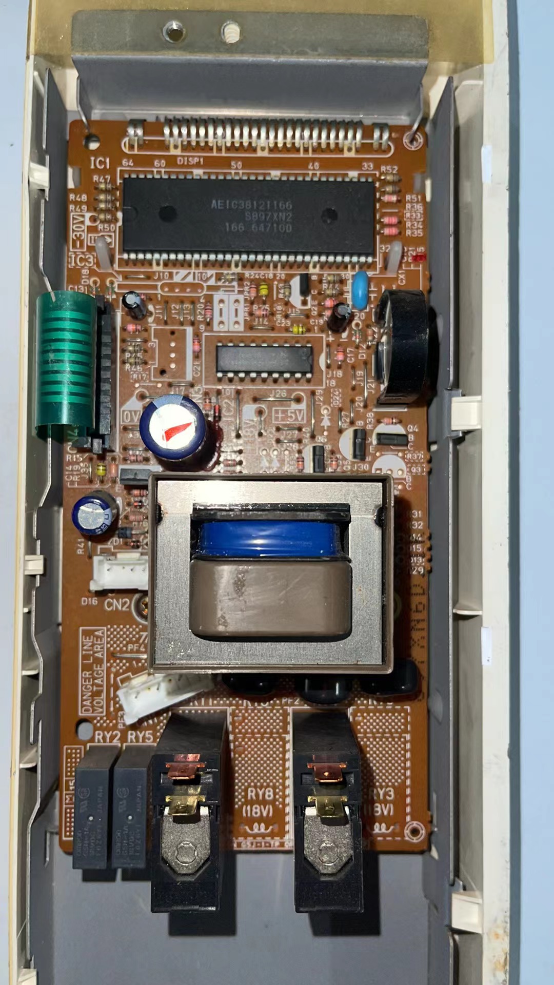 松下微波炉NN-K566WS电脑板897XN6D1控制主板S-800显示板