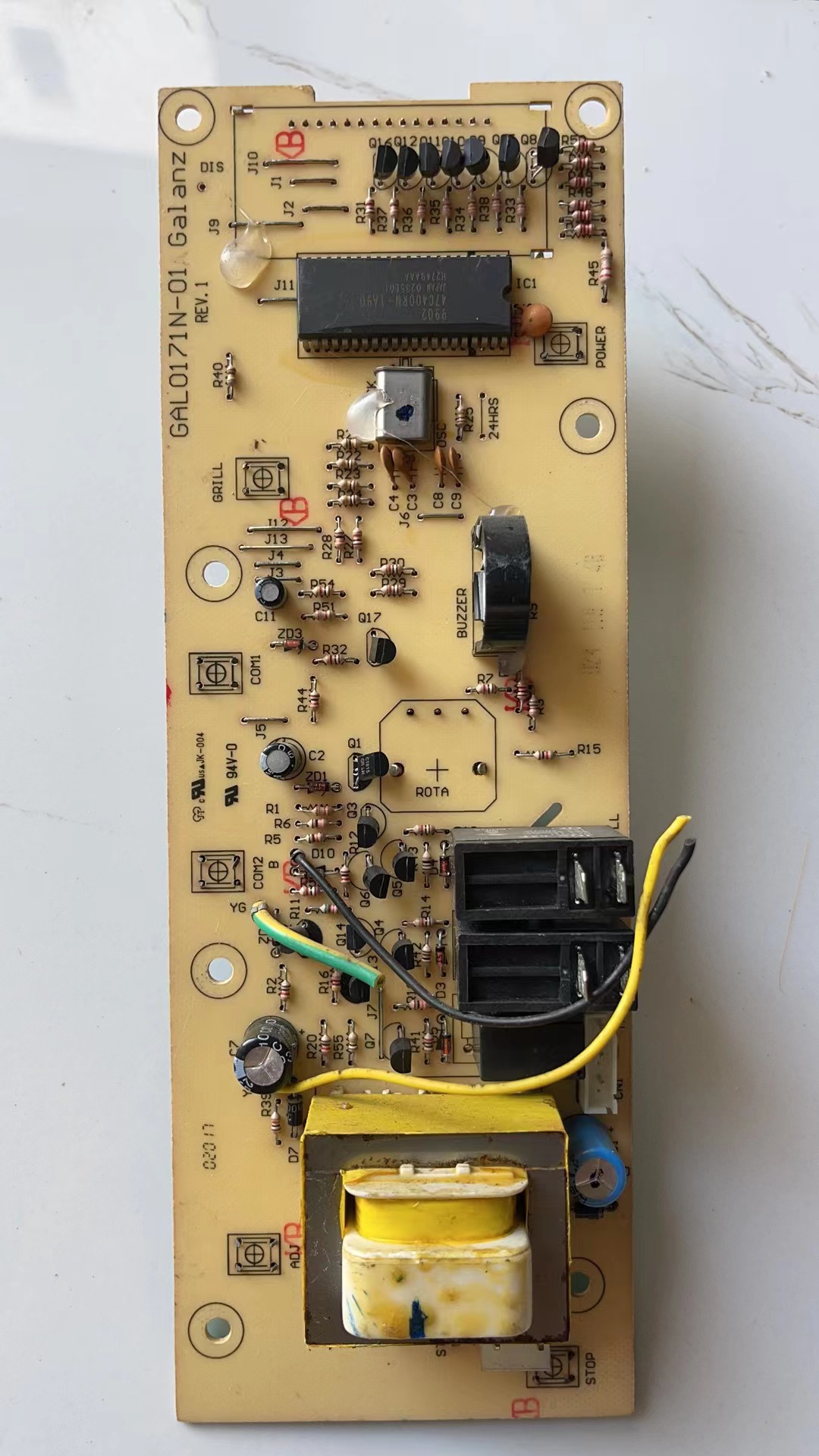 拆机格兰仕微波炉WG900DSL23-K6电脑板GAL0171N-01主板