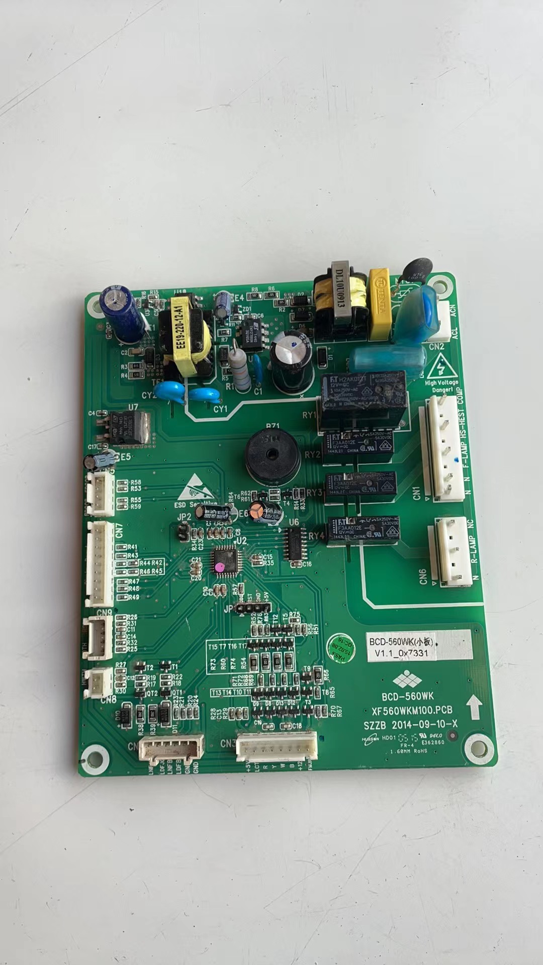 新飞对开门冰箱电脑主板BCD-560WK 小板XF560WKM100.PCB 显示板