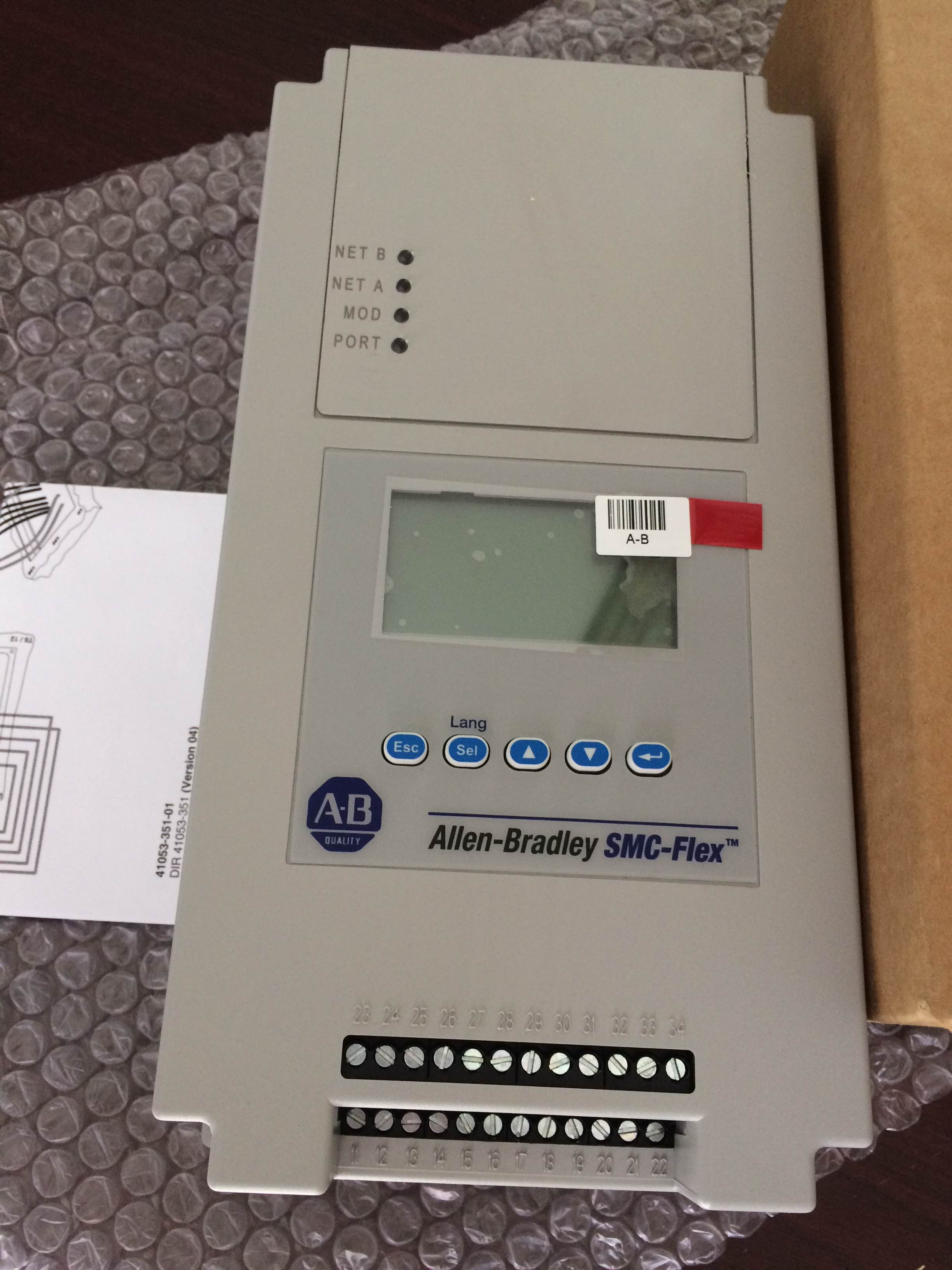 AB软启动器控制面板41391-454-01-S1FX 五金/工具 PLC 原图主图