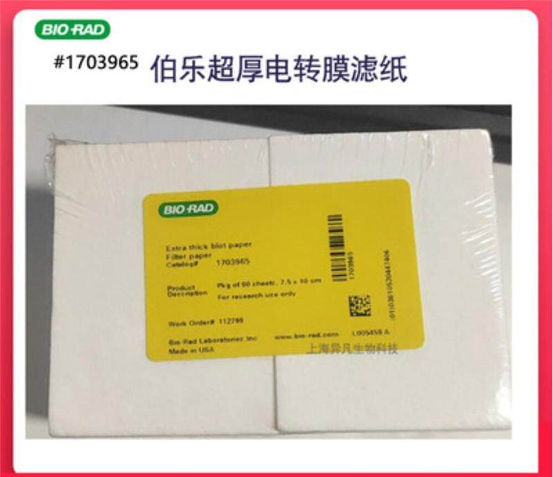 bio-d伯乐1703965滤纸超厚转印滤纸1703965 7.5x10cm