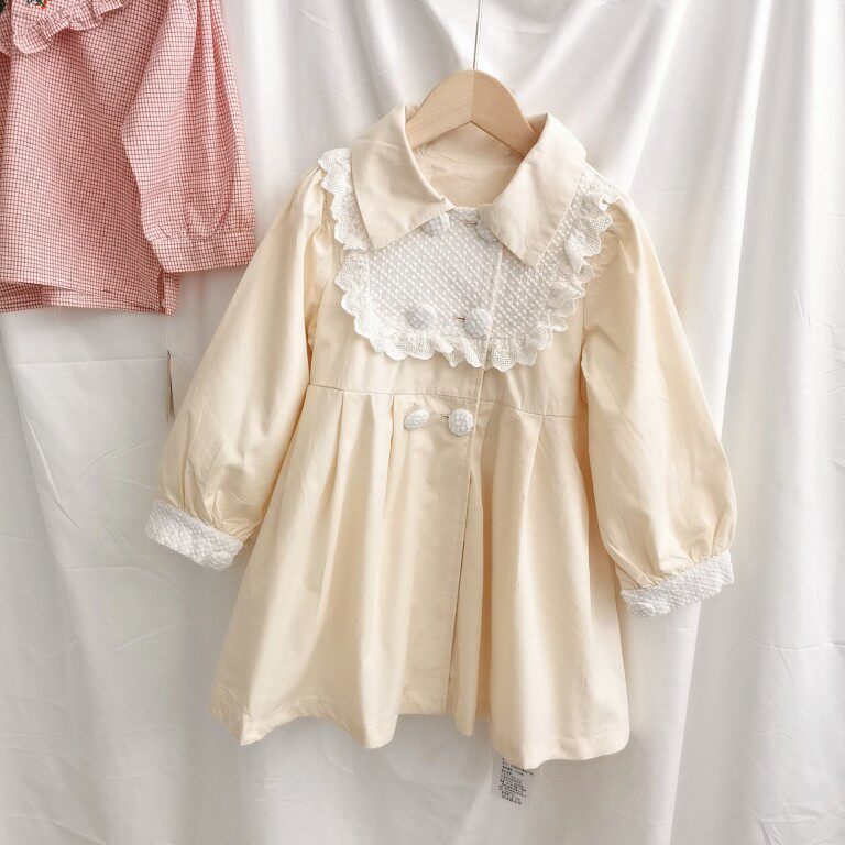 2206 ZIXI 더블 브레스트 윈드 브레이커 자켓 중대형 어린이