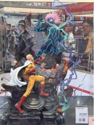 【阿乐】集美殿堂一拳超人 琦玉vs波罗斯 限量正版手办雕像 先行