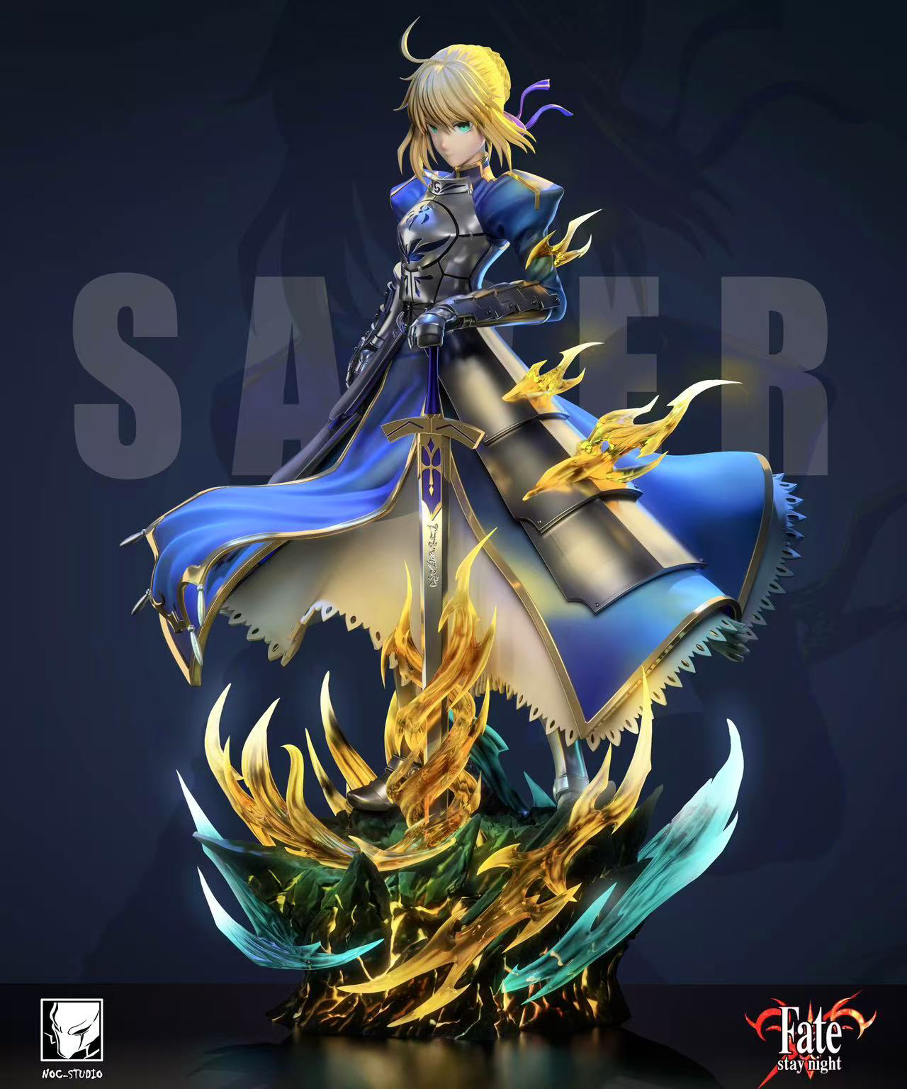 【阿乐】Noc 亚瑟王呆毛王 Fate Saber