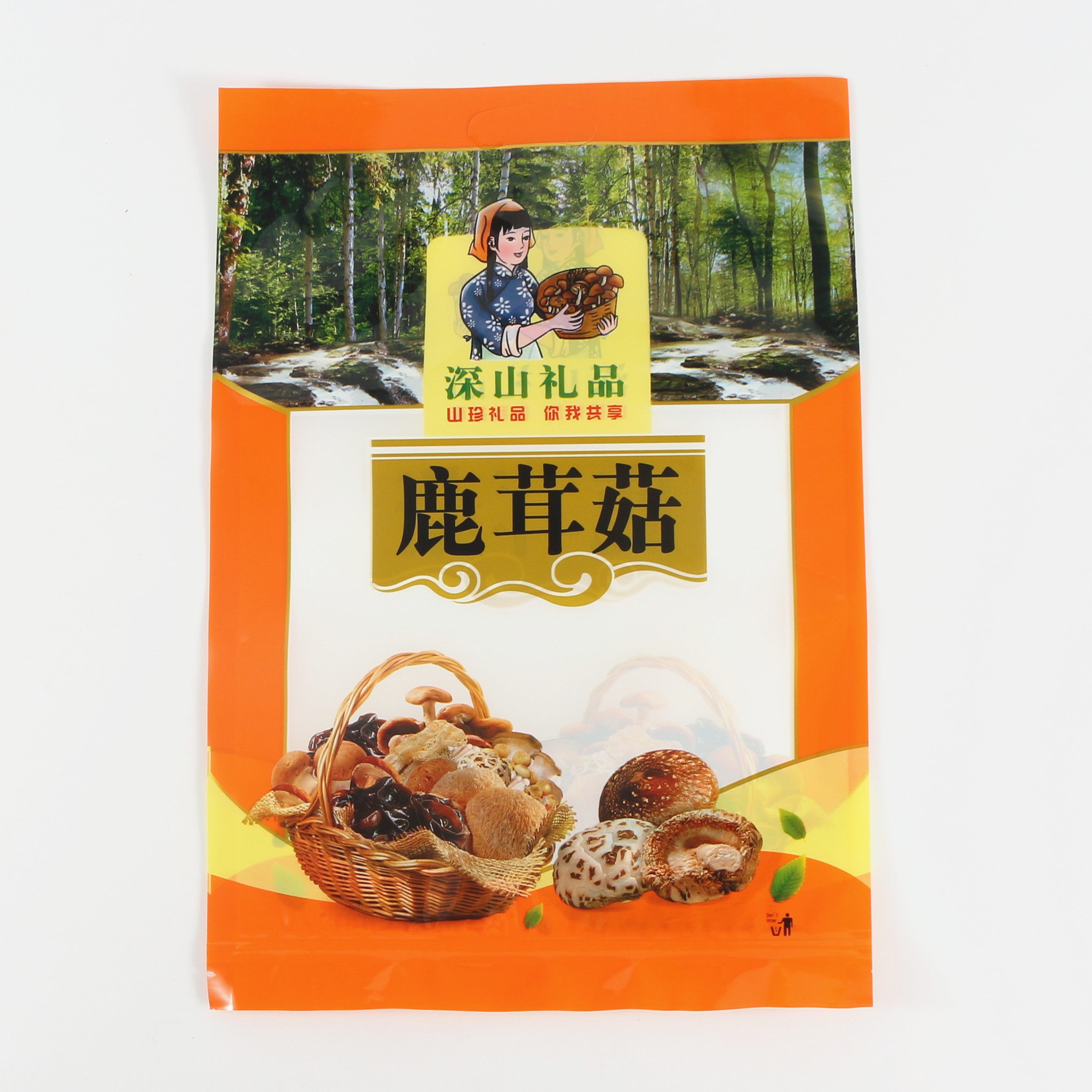 150克250克鹿茸菇干货包装袋