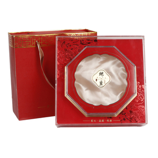 新款500g八角鲍鱼包装盒礼盒高档1斤透明鲍鱼干礼品盒空盒子包邮