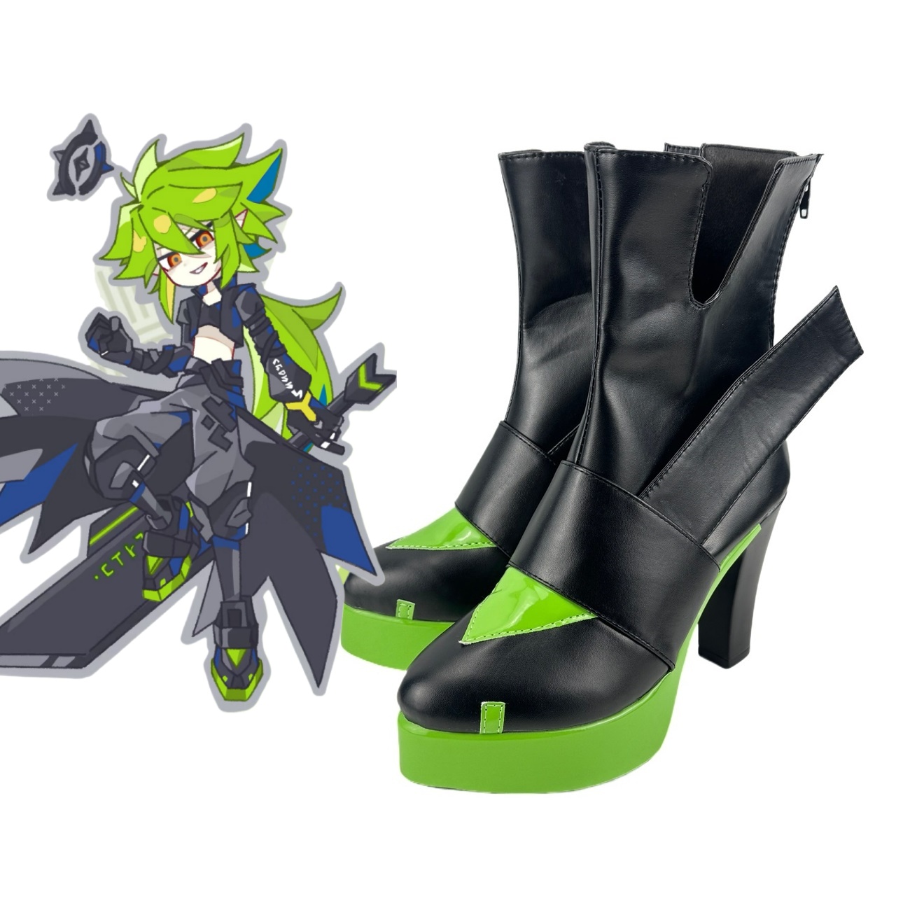 凹凸世界赞德cos鞋子定制动漫游戏二次元靴子道具来图定做招代理