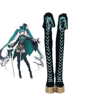 92初音未来马戏团望月Cos鞋增高定制游戏动漫Cosplay道具来图定制