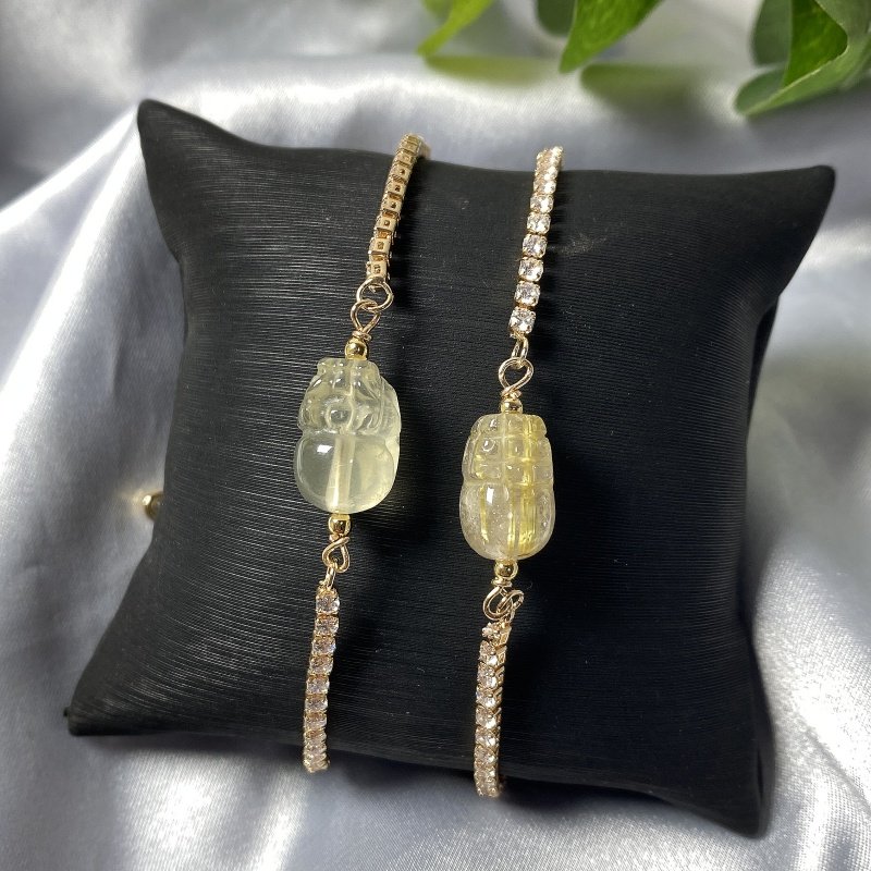 天然黄水晶貔貅 金发晶貔貅满钻网球手链14k包金手串女招财转运,饰品/流行首饰/时尚饰品新,手饰/手串,淘宝优惠券,粉丝福利购,淘宝优惠卷