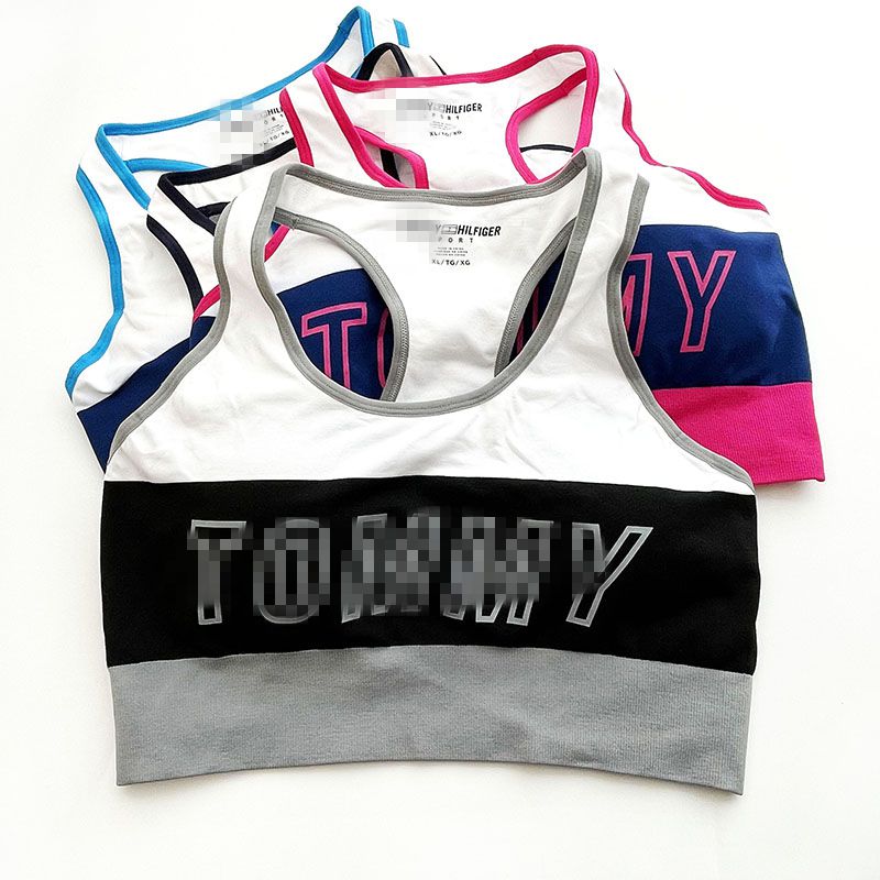 欧美吊带运动背心女生健身跑步透气美背多色薄款无扣防震聚拢文胸